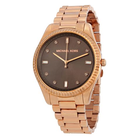 Michael Kors Blake Brown Dial Rose Gold